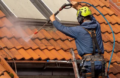Démoussage et hydrofuge de toiture à Berthegon